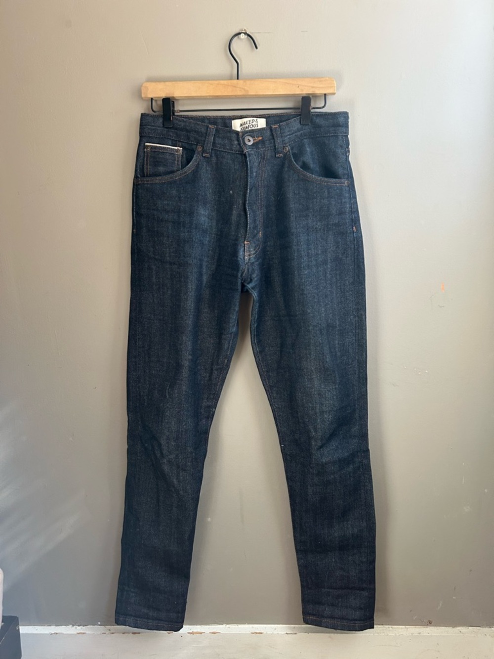 EUC NAKED & FAMOUS women's Stretch Selvedge "Max" Size 28